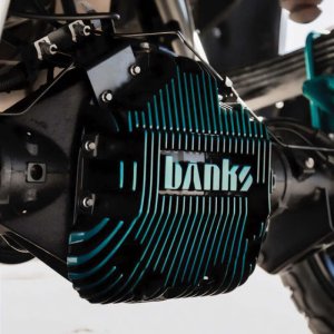 GMC 3500 Differential Cover Kit - Rear - Banks Power - Ram-Air - Natural - `20-`26